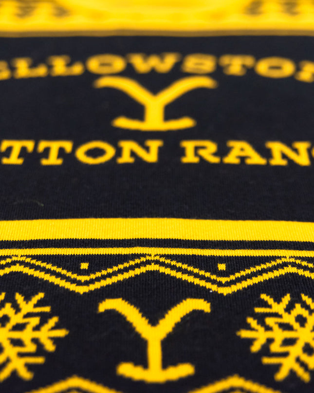 Yellowstone Classic Brand Hässlicher Weihnachtspullover