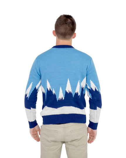 Yeti-Weihnachtspullover mit LED-Beleuchtung für Partys