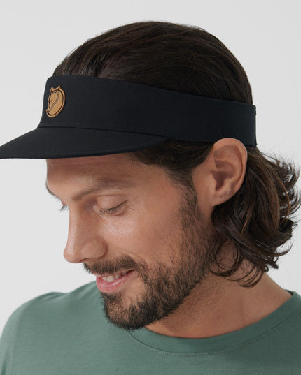 Stylish Dark Navy & Patina Green Visor Cap