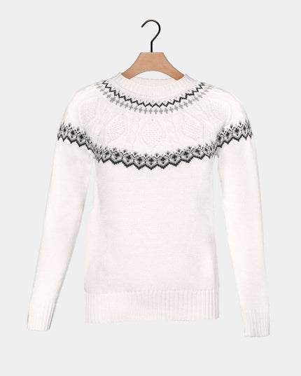 Damen-Eiffelpullover aus Bio-Baumwolle für Weihnachten