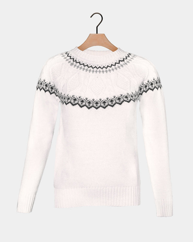 Damen-Eiffelpullover aus Bio-Baumwolle für Weihnachten