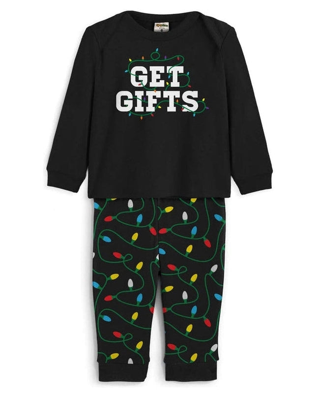 Toddler Girl's Get Gifts Crew Neck Pajama Set
