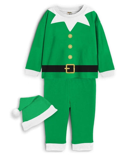 Baby Boy's Elf Pajama Set