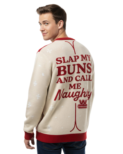 Wienerschnitzel Lustiger Hotdog Hässlicher Weihnachtspullover