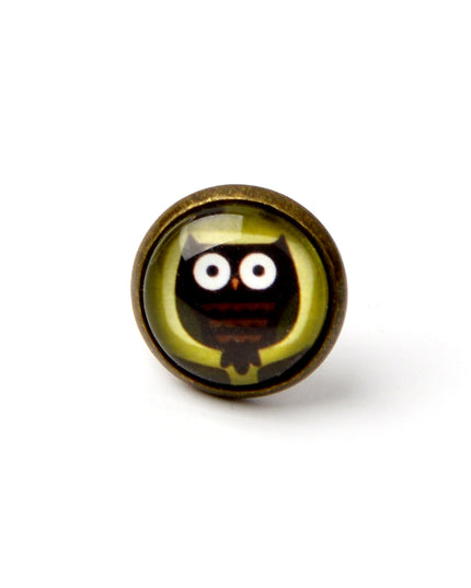 Ohrringe im Eulen-Design