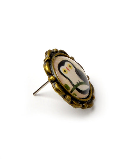 Ohrringe im Eulen-Design