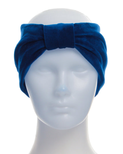 Royal Blue Velvet Headband | Christmas Accessories