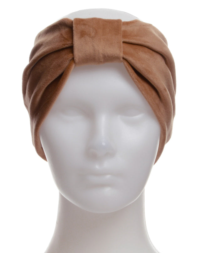 Hazel Brown Velvet Headband | Christmas Accessories
