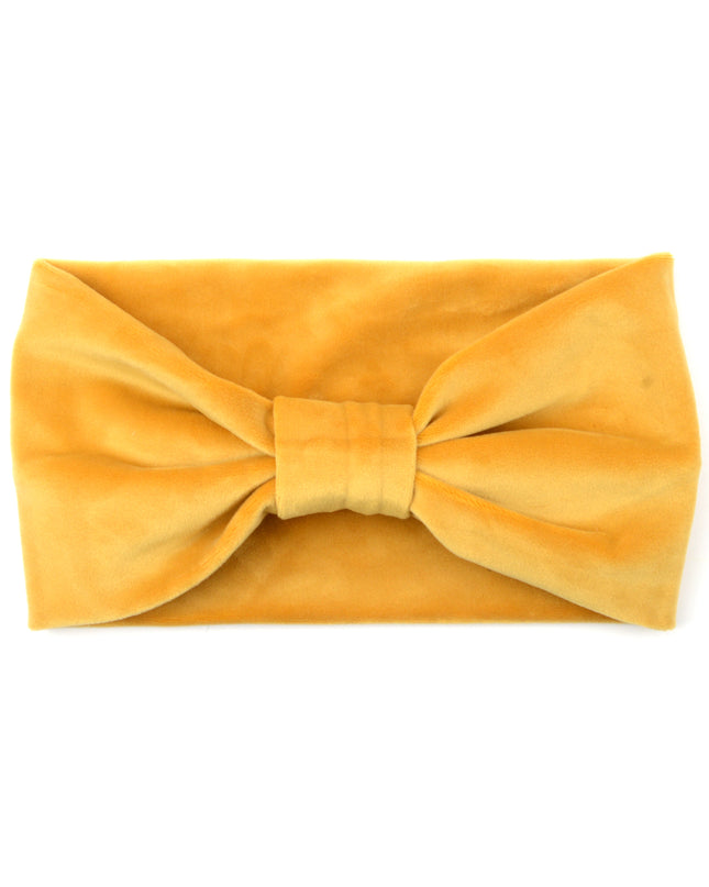 Velvet Headband - Mustard