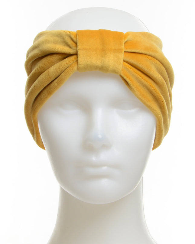 Velvet Headband - Mustard