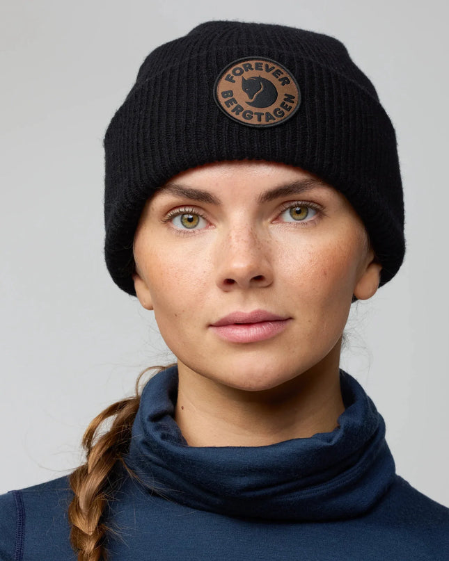 Fjallraven Bergtagen Wool Beanie in Chalk White