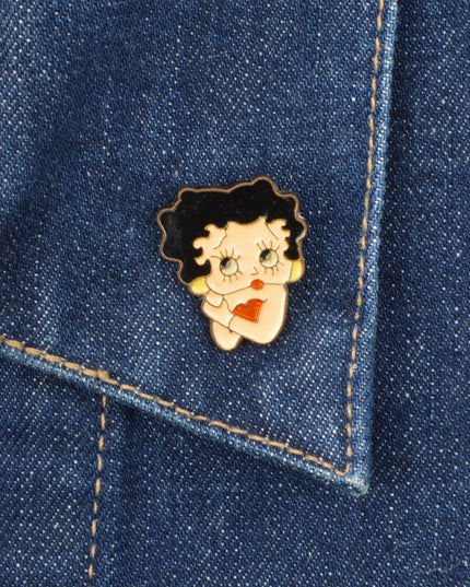 Betty-Boop-Anstecknadel | Kultiges Accessoire