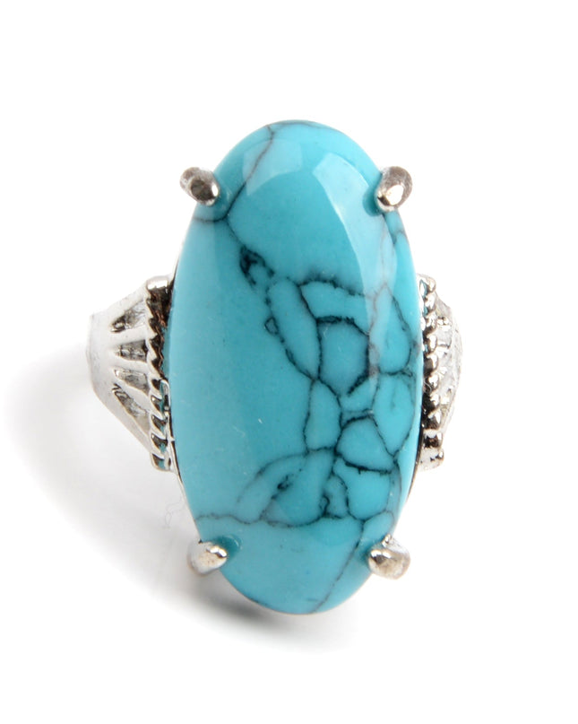 Blauer Boho-Ring – Elegantes und einzigartiges Design