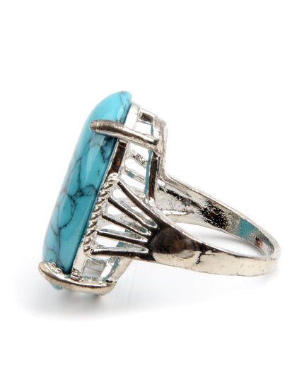 Blauer Boho-Ring – Elegantes und einzigartiges Design