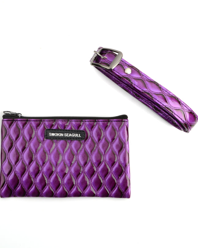 Lila gesteppte Gürteltasche | Limitierte Edition – Accessoires für alle