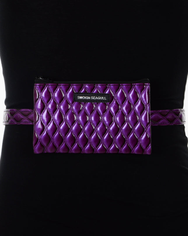 Lila gesteppte Gürteltasche | Limitierte Edition – Accessoires für alle