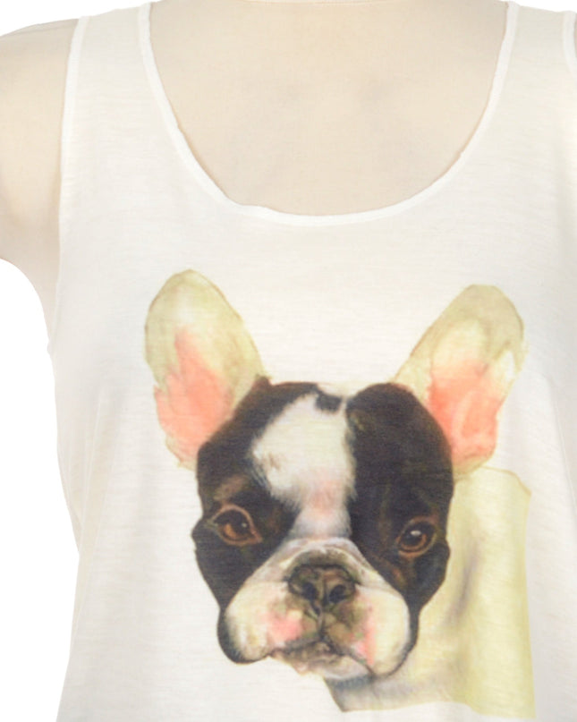 French Bulldog Graphic Sleeveless Top for Men and Women