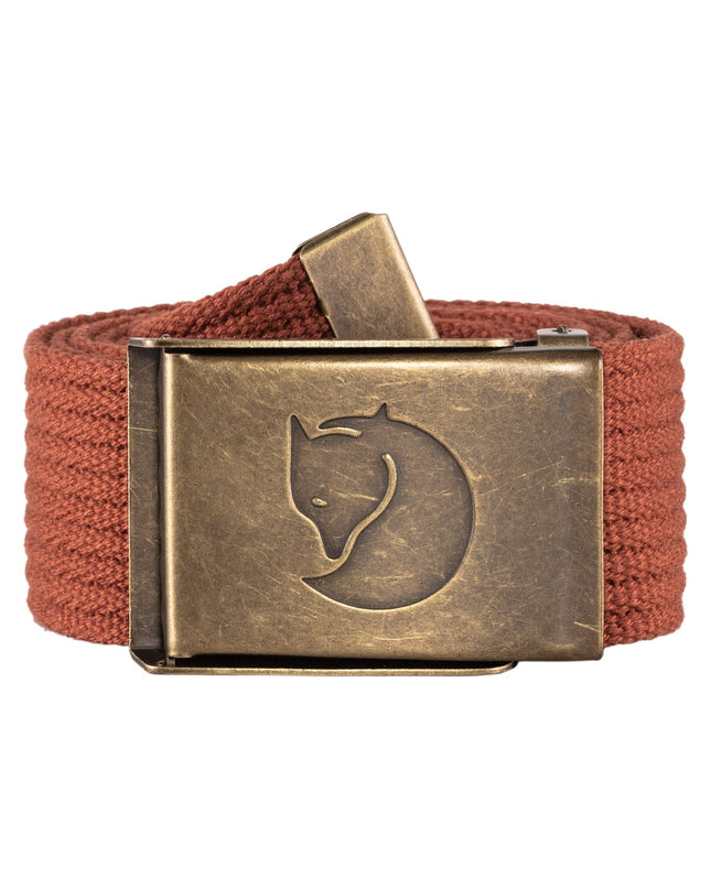Fjällräven Messinggürtel – Buchweizenbraun | Langlebiges Accessoire
