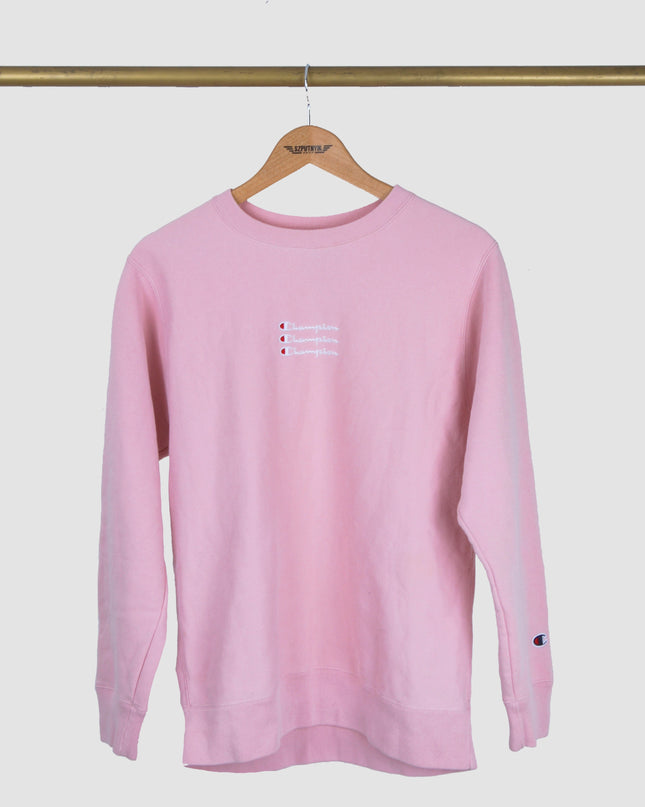 Champion Vintage-Pullover – Rosa | Weihnachtskollektion