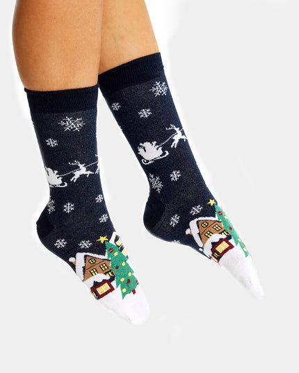 Unisex Alaska Christmas Socks