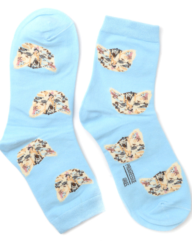 Katzensocken – Blauer Spaß