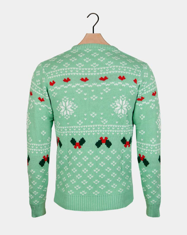 Sweet Green Christmas Couples Sweater