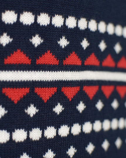 Frosted Pearl Couples Christmas Sweater in Organic Cotton