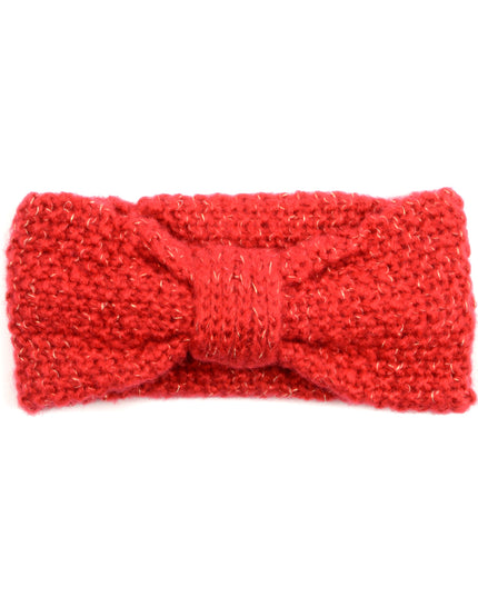 Rotes Strickstirnband | Valentinstag &amp; Weihnachten