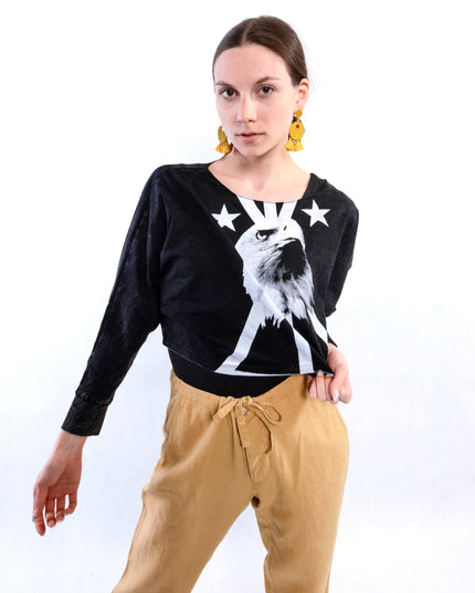 Distressed Sweater - Eagle