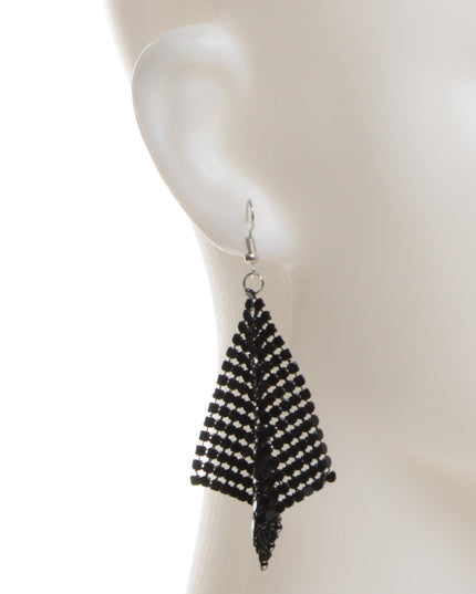 Black Disco Earrings for Christmas