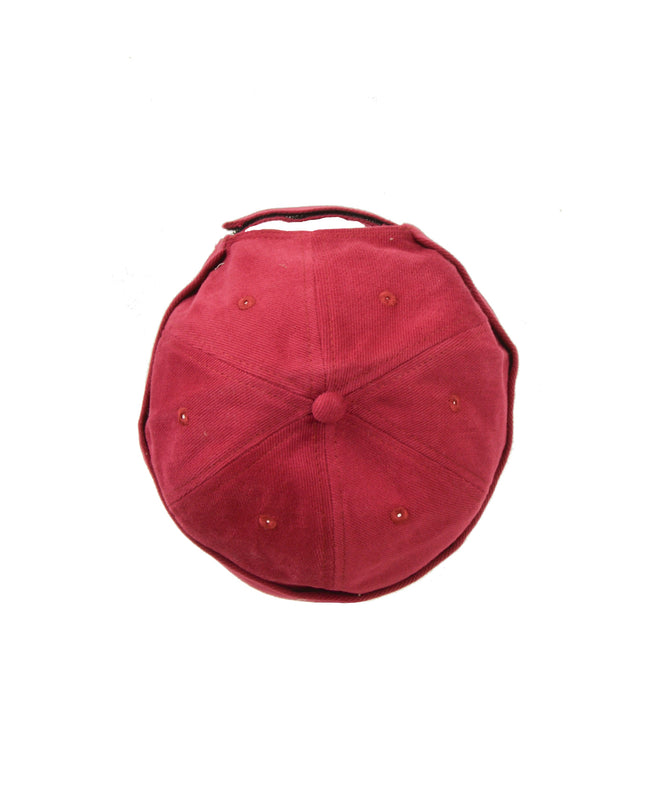 Burgundy Corduroy Docker Cap for Christmas Accessories