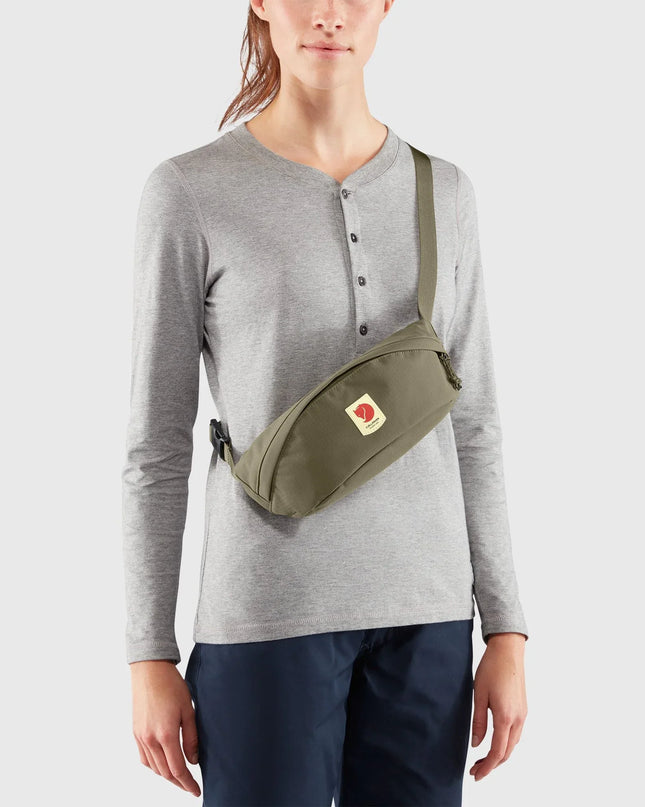 Fjällräven Ulvö Hüfttasche Medium | Schwarzes, stylisches Accessoire