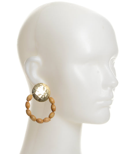 Ohrringe – Holzperlen