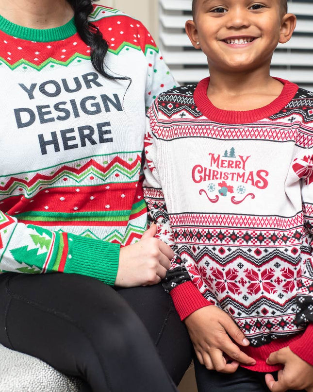 Custom Youth Ugly Christmas Sweater