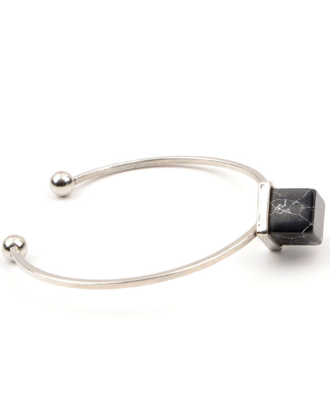 Stone Bracelet - Black Cube