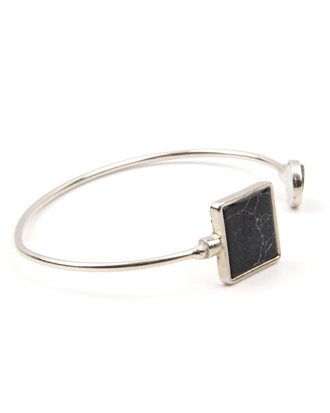 Black Square Stone Bracelet