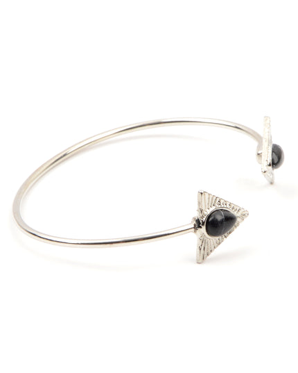 Black Triangle Stone Bracelet