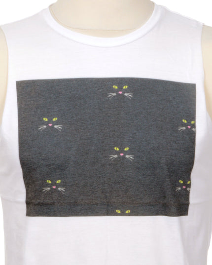 Katzen-Tanktop für Halloween | Kinder, Männer, Frauen