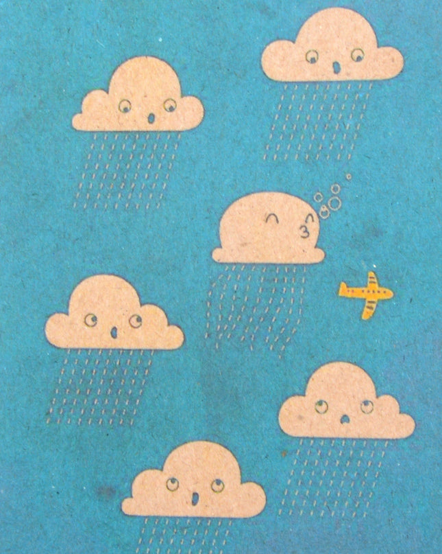 Clouds Notizbuch | Verträumter Schreibbegleiter