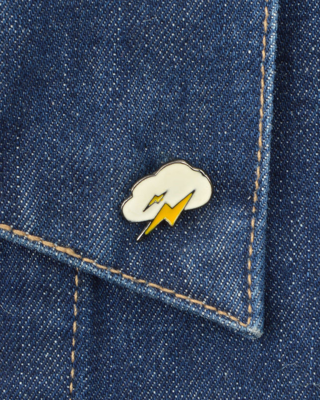 Fun Lightning Cloud Pin
