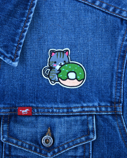 Patch – Katze mit Donut