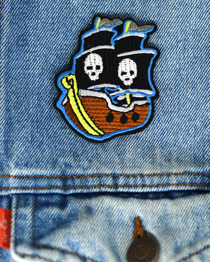 Pirate Ship Halloween Costume Patch