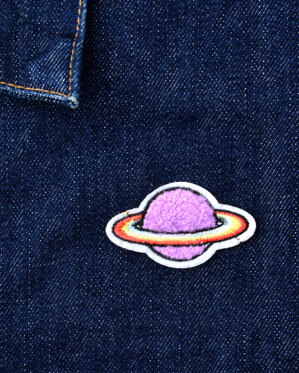 Felvarró - Fluffy Planet Soft Embroidery Patch