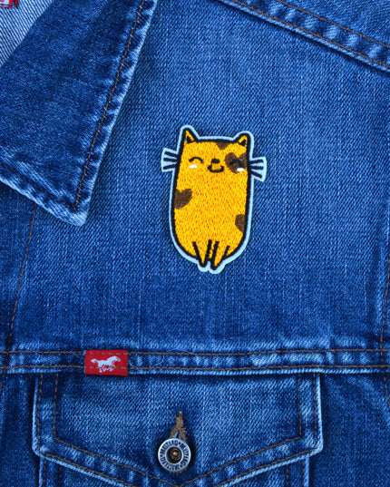 Patch – Lächelnde, mollige Katze