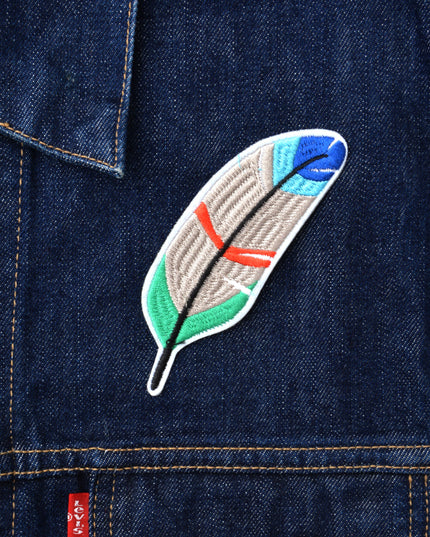 Aufnäher – Große Feder