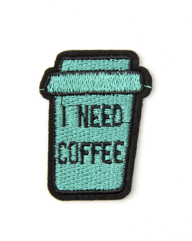 Iron-On Patch - Need Coffee