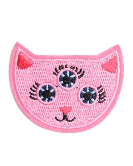 Pink Cat Patch Halloween Costume Accessory