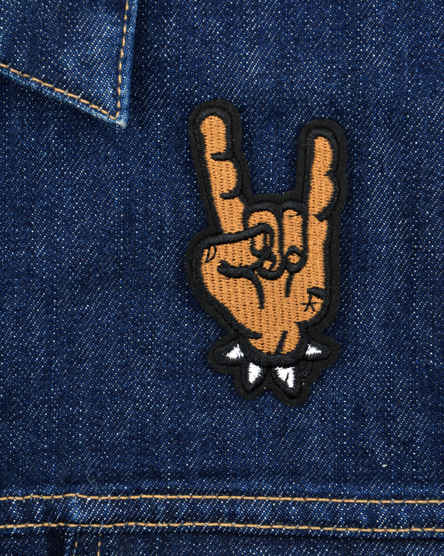 Rock-Hand-Aufnäher | Trendiges Accessoire