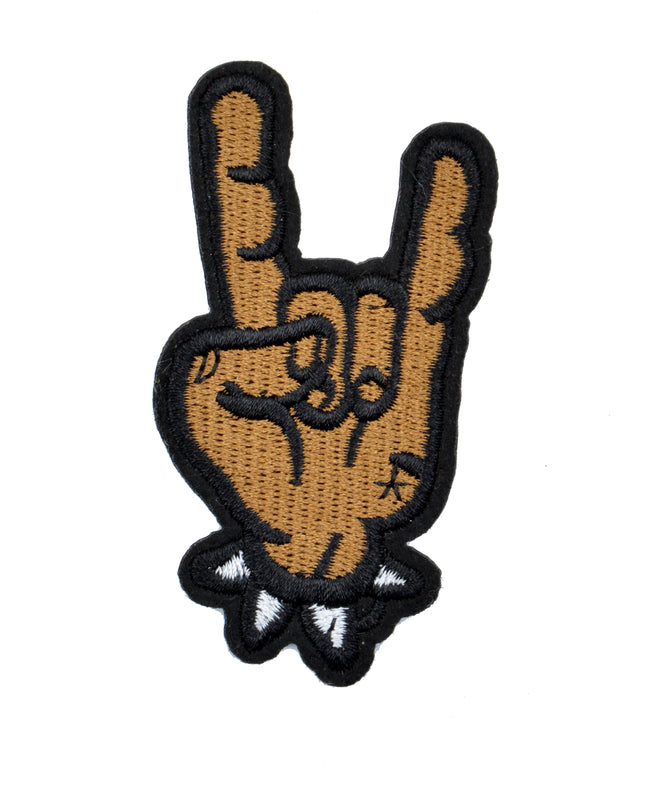 Rock-Hand-Aufnäher | Trendiges Accessoire