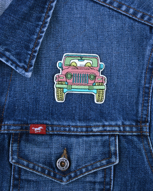 Off-Road Vehicle Patch - Adventurous and Fun